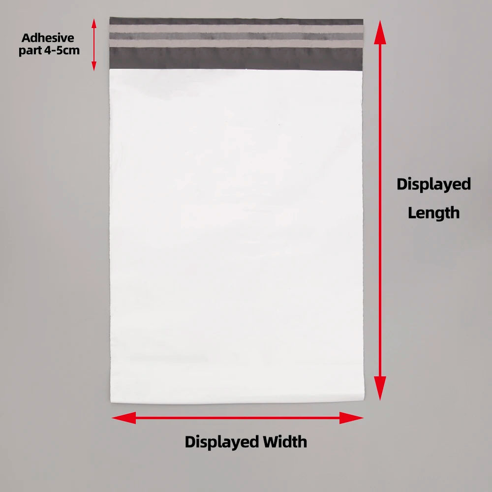 10-100Pcs Shipping Bags For Packaging Courier Bag Self Adhesive Seal White Mailing Bags Envelope Storage Bag