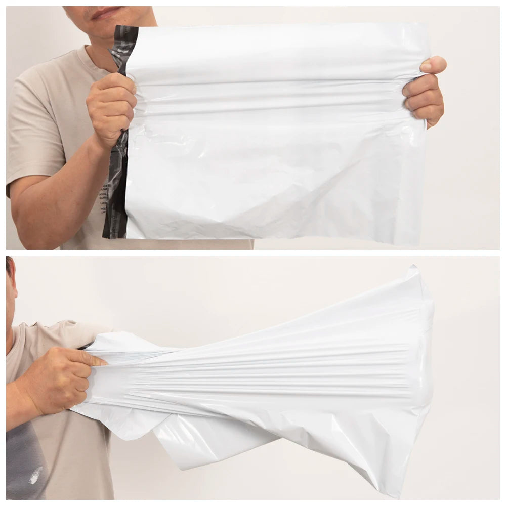 10-100Pcs Shipping Bags For Packaging Courier Bag Self Adhesive Seal White Mailing Bags Envelope Storage Bag