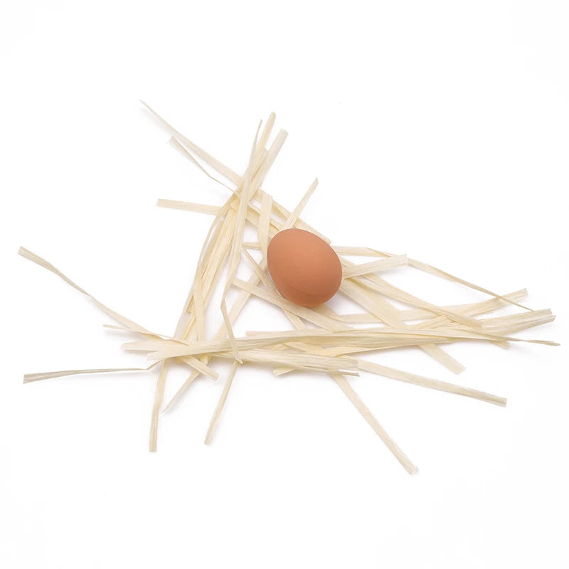 1 Pcs Novelty Bouncy Eggs Realistic Fake Rubber Bouncing BallsModel Farm Chicken Nesting Hen Hatching Egg Pet Toy Prank Joke