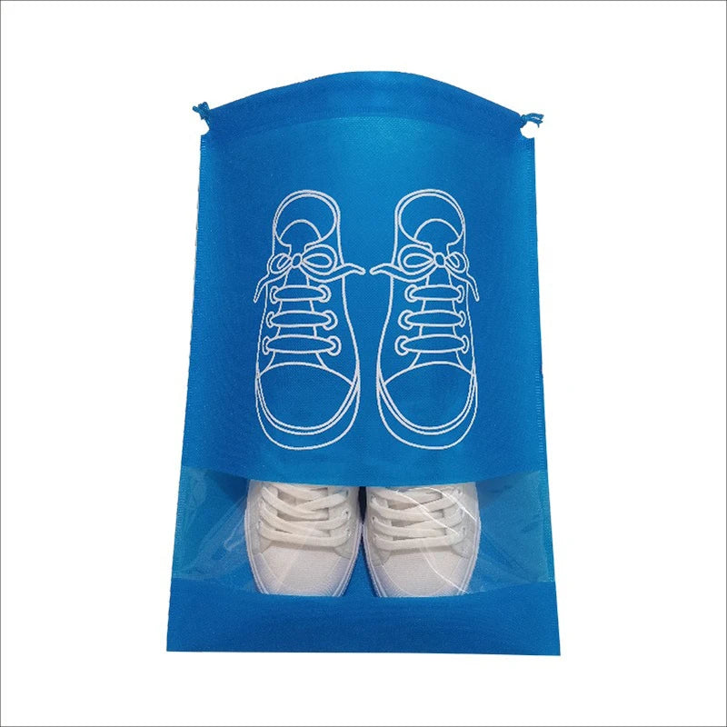 10/5pcs Shoes Storage Bags Closet Organizer Non-woven Travel Portable Bag Waterproof Pocket Clothing Classified Hanging Bag 2024