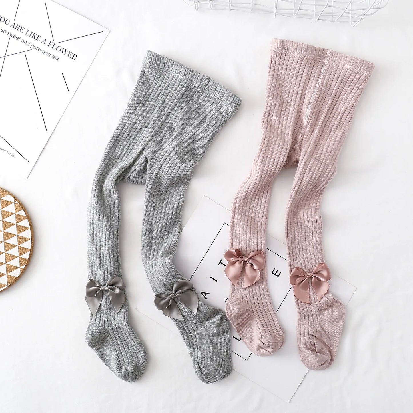 0-4 Years Pantyhose For Infants Newborns Toddlers Cotton Tight For Kid Spring Autumn Baby Girls Tights Beautiful Bowknot Mesh