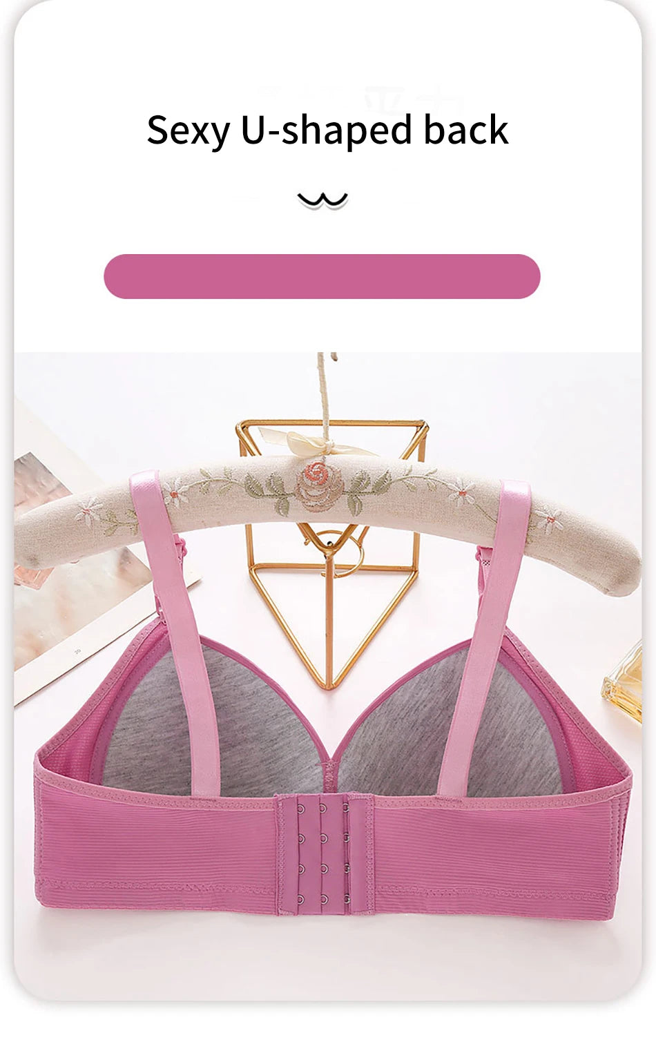 High-Quality Women Full Cup Bra Daily Comfort and Support Nursing Bras Comfortable Breathable Leisure Simplicity Women Bra