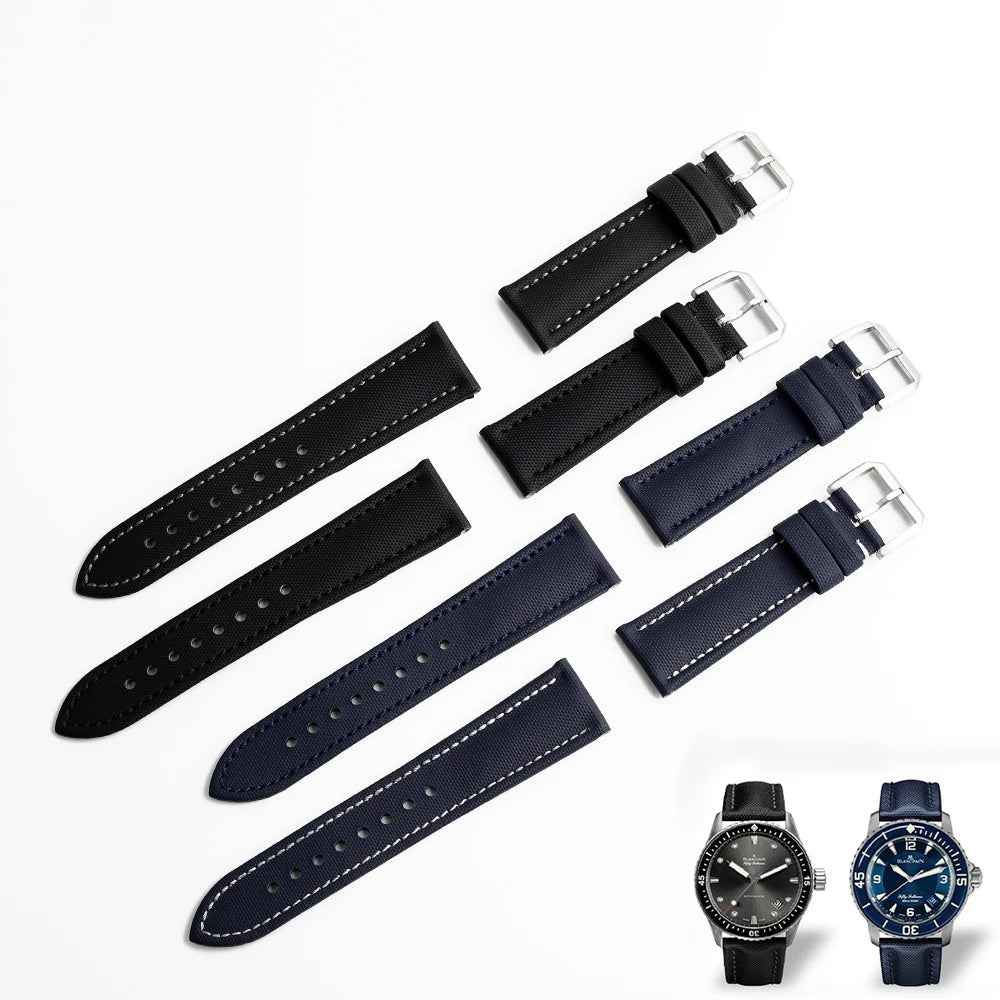 18mm 19mm 20mm 21mm 22mm Sailcloth Straps for Omega Blancpain Seiko Divers Watches Men Women Quick Release Waterproof Watch Band