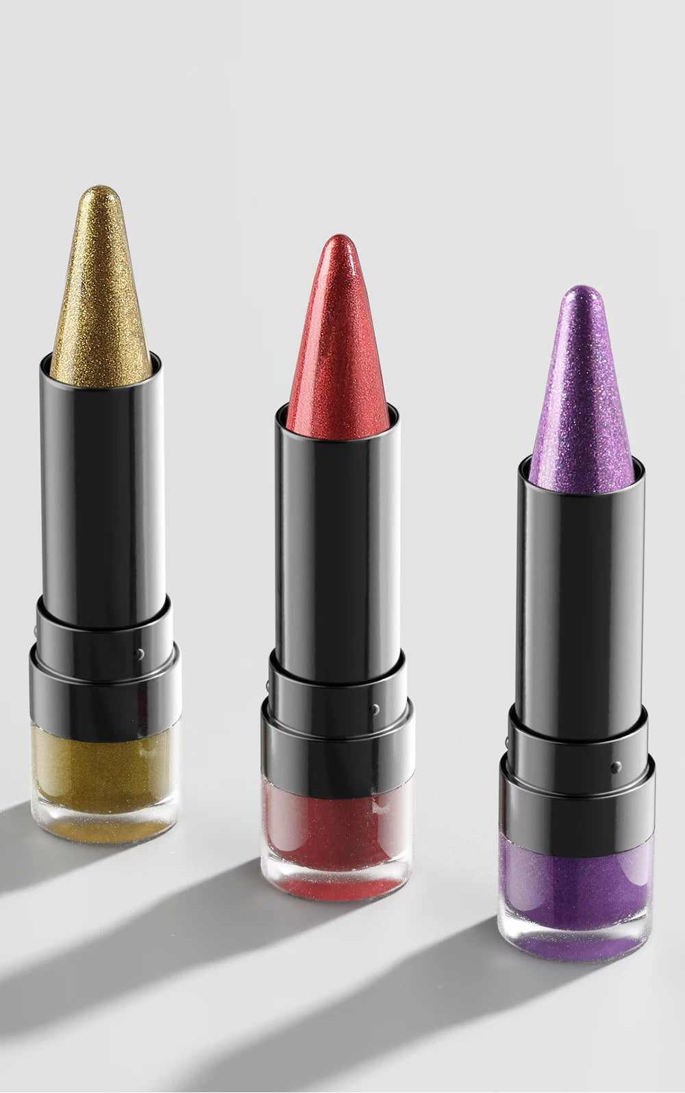 YOUNG VISION 6 colors matte pearl fine glitter diamond dual-purpose lipstick long-lasting easy to color non-stick cup lipstick
