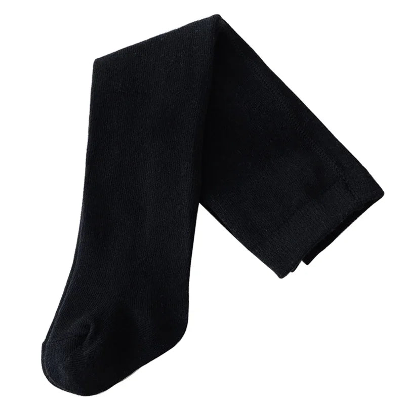 New Baby Girls Pantyhose Newborn Elastic Waist Solid Color Stockings Slim Fit Socks Tights for Casual Daily