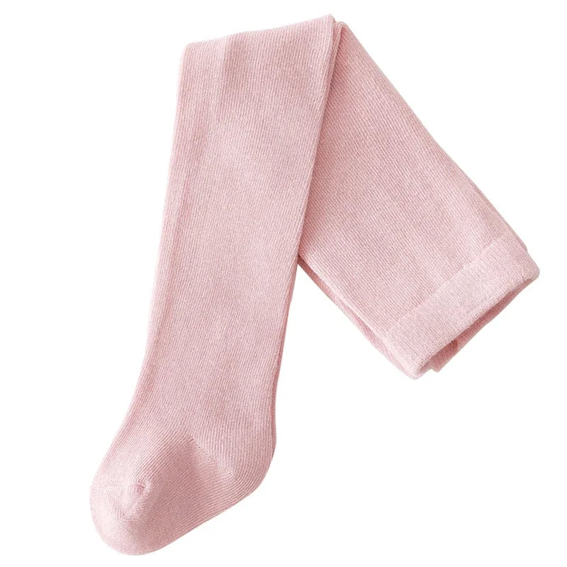 New Baby Girls Pantyhose Newborn Elastic Waist Solid Color Stockings Slim Fit Socks Tights for Casual Daily