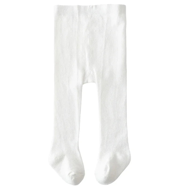 New Baby Girls Pantyhose Newborn Elastic Waist Solid Color Stockings Slim Fit Socks Tights for Casual Daily