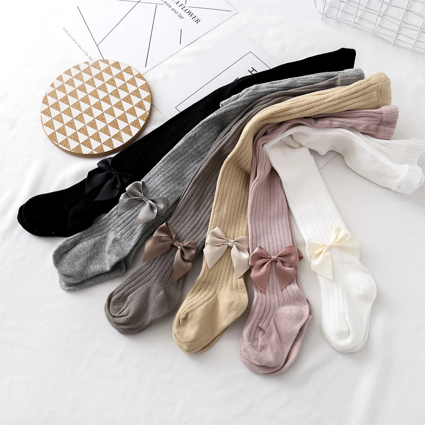0-4 Years Pantyhose For Infants Newborns Toddlers Cotton Tight For Kid Spring Autumn Baby Girls Tights Beautiful Bowknot Mesh