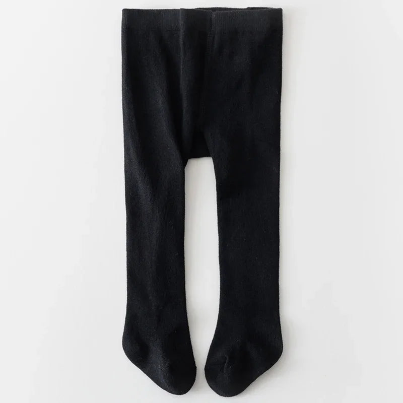 New Baby Girls Pantyhose Newborn Elastic Waist Solid Color Stockings Slim Fit Socks Tights for Casual Daily