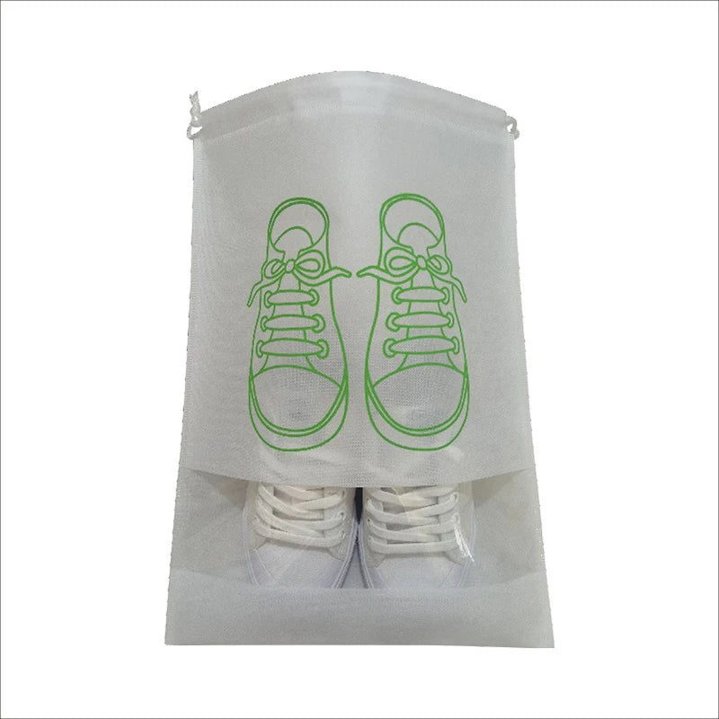 10/5pcs Shoes Storage Bags Closet Organizer Non-woven Travel Portable Bag Waterproof Pocket Clothing Classified Hanging Bag 2024