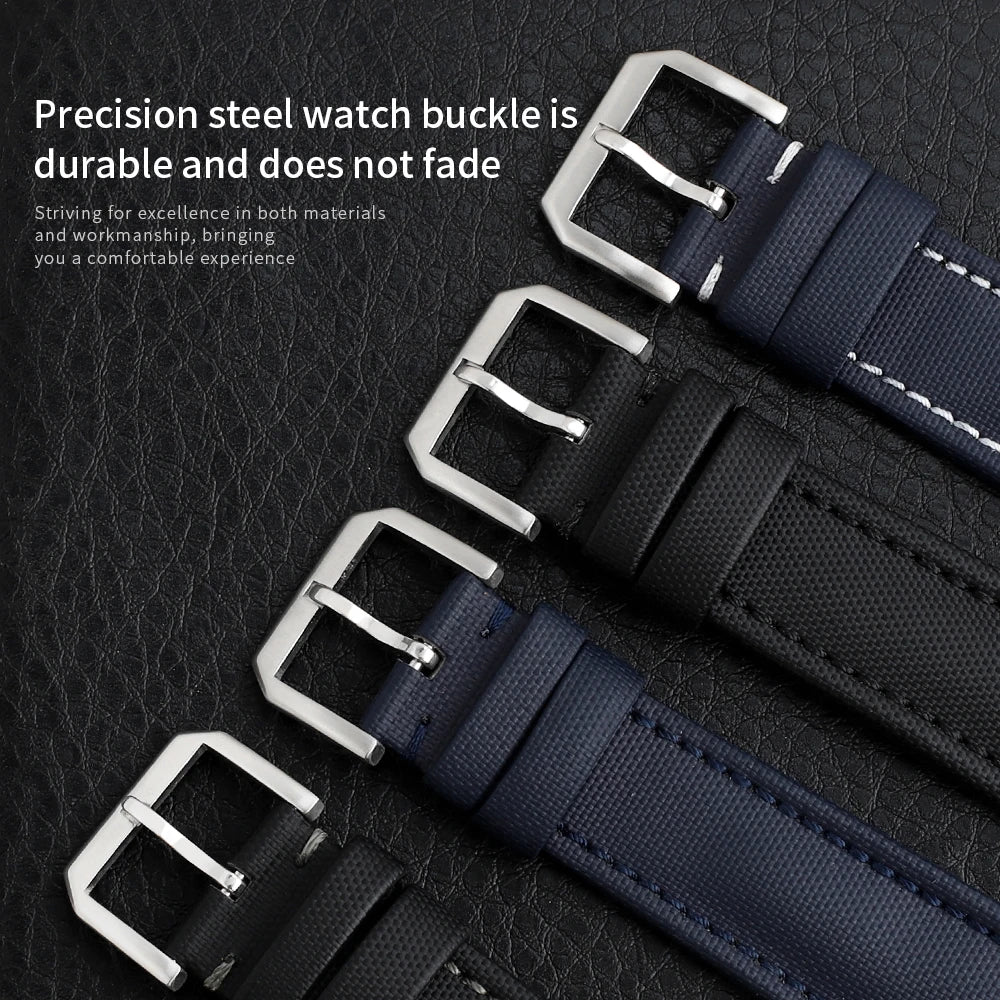 18mm 19mm 20mm 21mm 22mm Sailcloth Straps for Omega Blancpain Seiko Divers Watches Men Women Quick Release Waterproof Watch Band