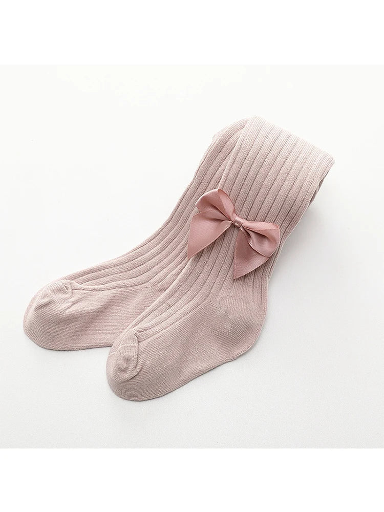 0-4 Years Pantyhose For Infants Newborns Toddlers Cotton Tight For Kid Spring Autumn Baby Girls Tights Beautiful Bowknot Mesh