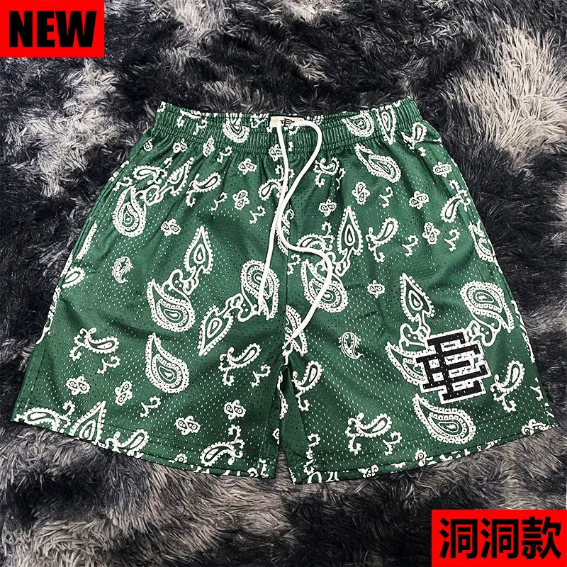2024 New Eric Emanuel EE new Basic Short NEW YORK CITY SKYLINE Fitness Sports Shorts Men's Gym Breathable Casual Sports Shorts