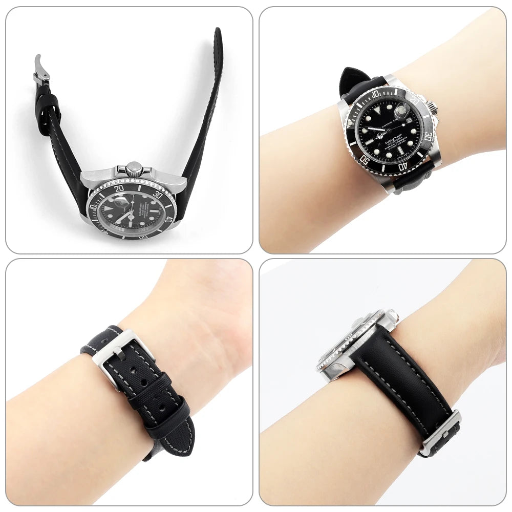 18mm 19mm 20mm 21mm 22mm Sailcloth Straps for Omega Blancpain Seiko Divers Watches Men Women Quick Release Waterproof Watch Band